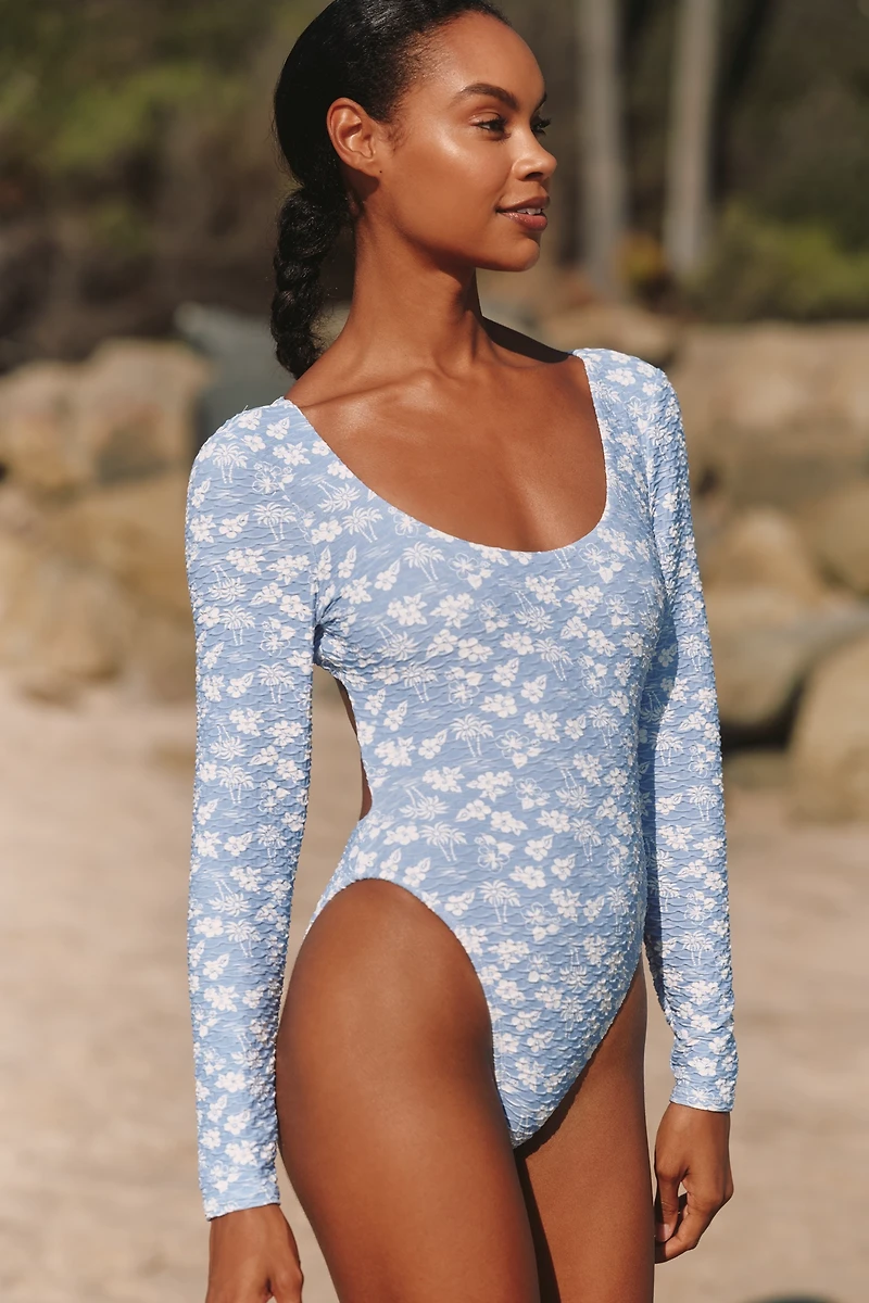 Dippin' Daisy's Calypso Long-Sleeve One-Piece Swimsuit