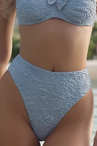 PatBO Papillion High-Waist Bikini Bottoms