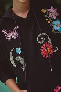 Agua Bendita Nakia Embroidered Hooded Sweatshirt