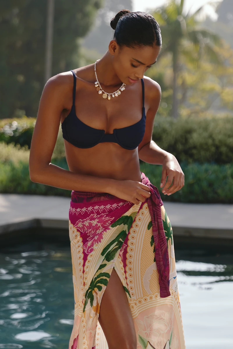 Agua Bendita Zinna Pareo Cover-Up