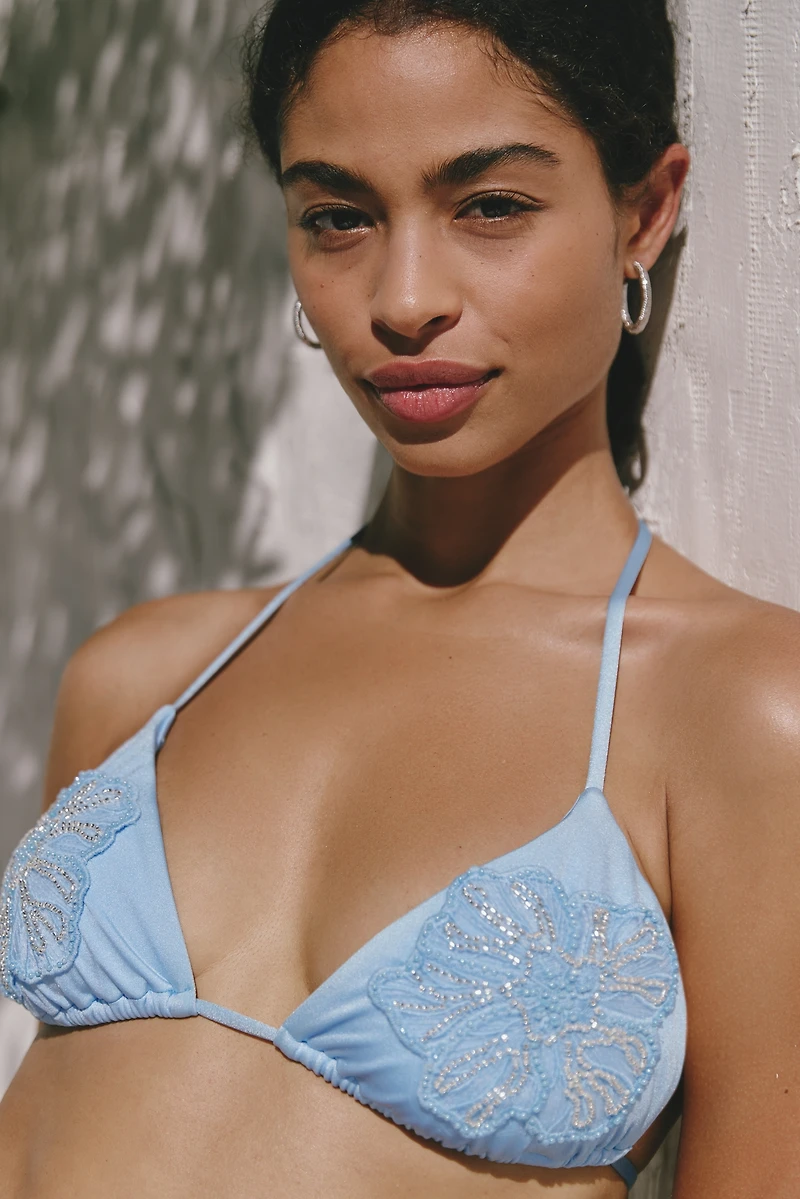 Agua Bendita x Anthropologie Lolita Triangle Bikini Top