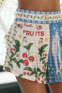 Agua Bendita Nalia Cotton Shorts