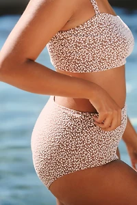 Andie Swim Plus High-Waist Bikini Bottoms