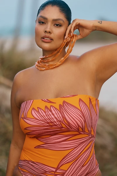 Andie Swim Kauai Strapless One-Piece Swimsuit