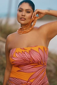 Andie Swim Kauai Strapless One-Piece Swimsuit