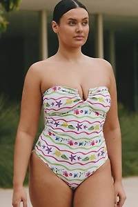 CeliaB Plus Printed One-Piece Swimsuit