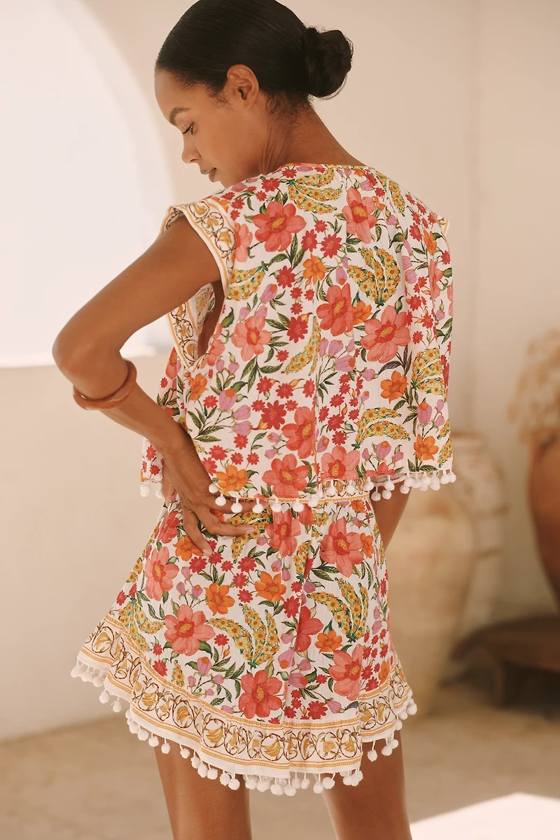 Farm Rio Banana Flowers Blouse