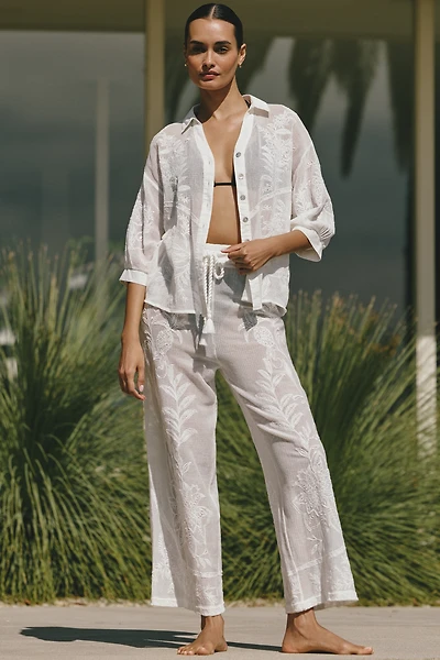 Farm Rio Nina Buttondown Blouse