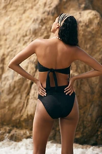 Sanctuary High-Waist High-Leg Bikini Bottoms