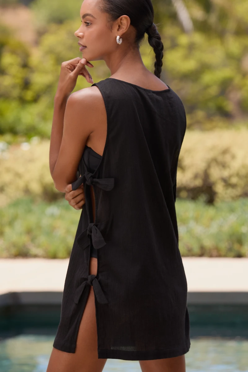 Sanctuary Side-Tie A-Line Mini Dress