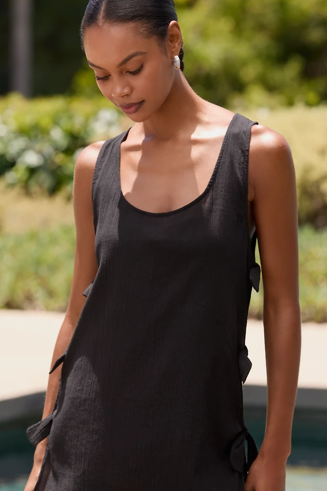 Maeve Halter Bow-Front A-Line Mini Dress at MarketFair Shoppes in  Princeton, NJ