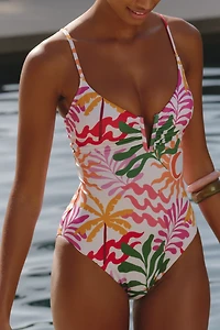 Sanctuary V-Wire One-Piece Swimsuit
