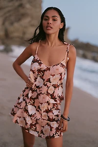 Sanctuary 100% Cotton Tiered Mini Dress