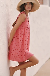 Damson Madder Elspeth Organic Cotton Mini Dress