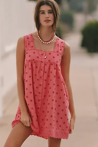 Damson Madder Elspeth Organic Cotton Mini Dress