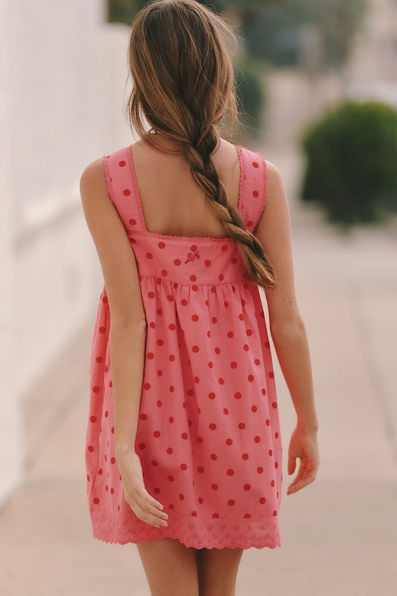 Damson Madder Elspeth Organic Cotton Mini Dress