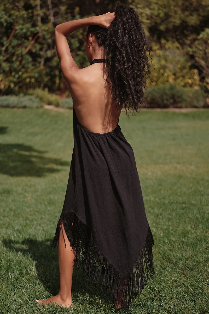 PQ Swim Kate Fringe Cover-Up Midi Dress