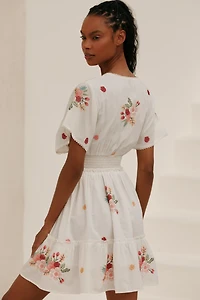 PQ Swim Polly Short-Sleeve Mini Dress