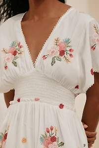 PQ Swim Polly Short-Sleeve Mini Dress