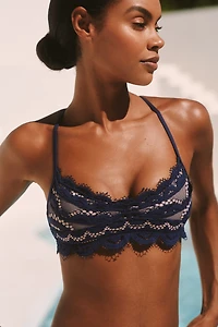 PQ Swim Scallop Lace Bralette Bikini Top