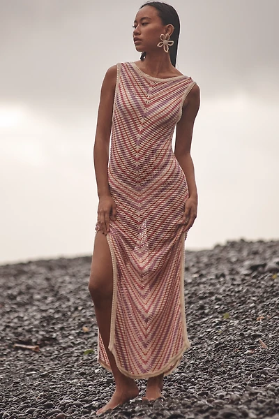 Capittana Sabrina Crochet Cutout Dress