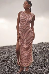 Capittana Sabrina Crochet Cutout Dress