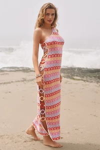 Capittana Alexis One-Shoulder Midi Dress