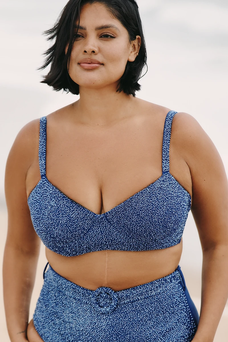 Oceanus Persephone Beaded Bikini Top