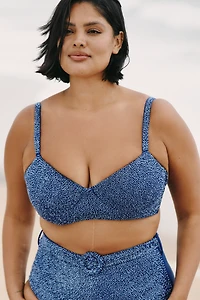 Oceanus Persephone Beaded Bikini Top