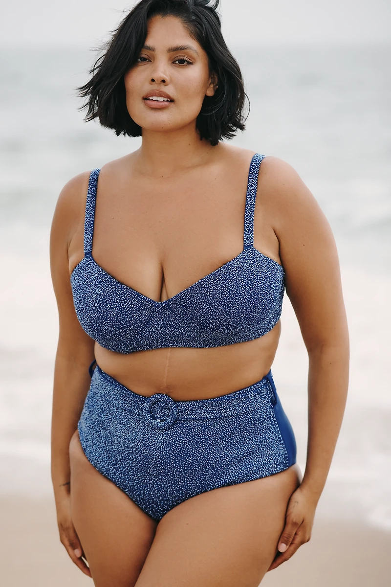 Oceanus Persephone Beaded Bikini Top
