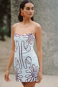 Cala de la Cruz Lucca Linen Mini Dress