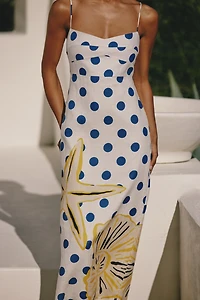 Cala de la Cruz Paloma Linen Dress