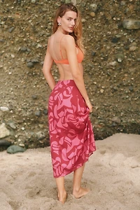 Farm Rio x Anthropologie Midi Slip Skirt