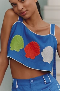 Farm Rio x Anthropologie Destination Embroidered Tank Top