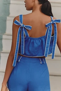 Farm Rio x Anthropologie Destination Embroidered Tank Top