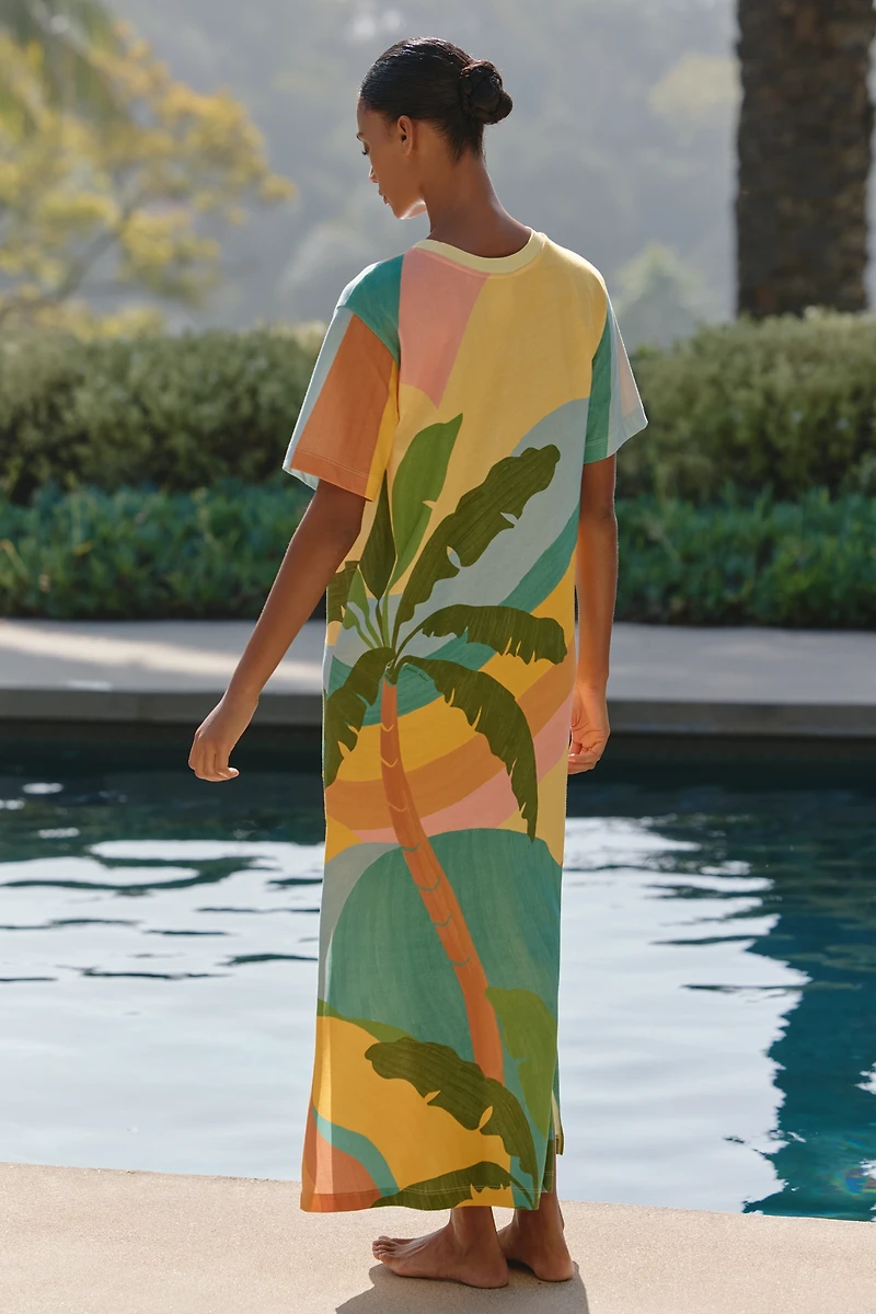 Farm Rio x Anthropologie T-Shirt Maxi Dress
