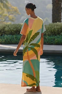 Farm Rio x Anthropologie T-Shirt Maxi Dress