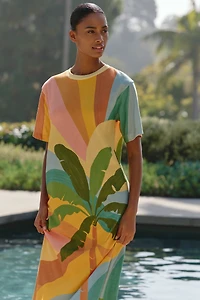 Farm Rio x Anthropologie T-Shirt Maxi Dress