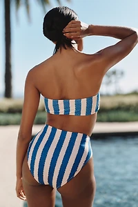 Farm Rio x Anthropologie Strapless Floral Swim Top
