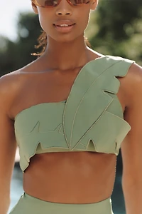 Farm Rio x Anthropologie 3D Palm Bikini Top