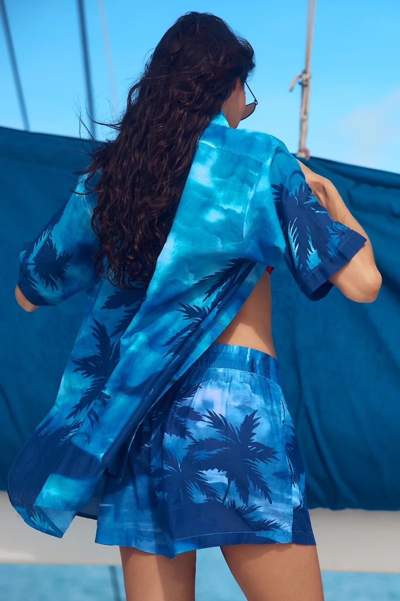 Polo Ralph Lauren Buttondown & Shorts Cover-Up Set