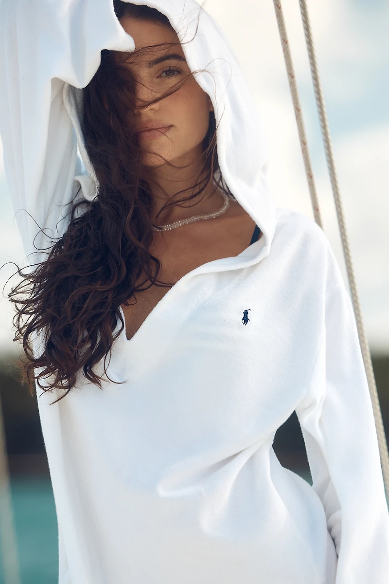 Polo Ralph Lauren Hooded Terry Tunic Cover-Up