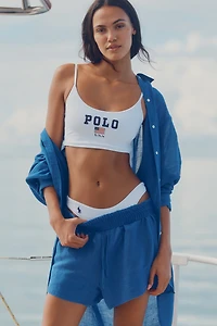 Polo Ralph Lauren Cotton Linen Boyfriend Shorts