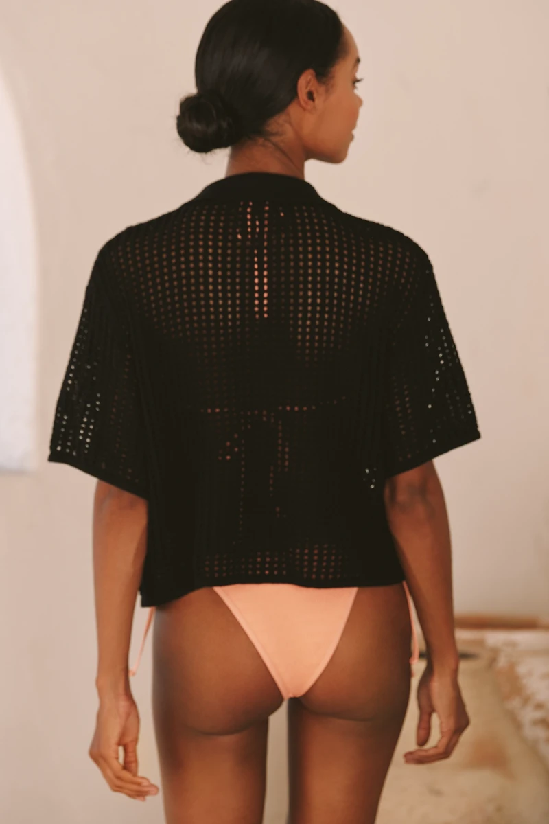 Maaji Canva Short-Sleeve Buttondown Shirt