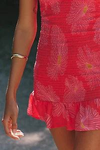 Maaji Zephyra Sleeveless Smocked Mini Dress