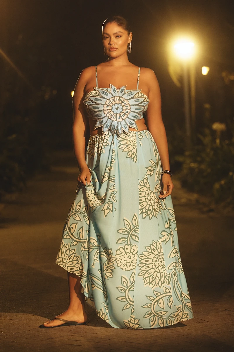 Maaji Owen Linen Cutout Dress