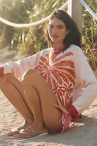 Maaji Blink Long-Sleeve Crew-Neck Pullover