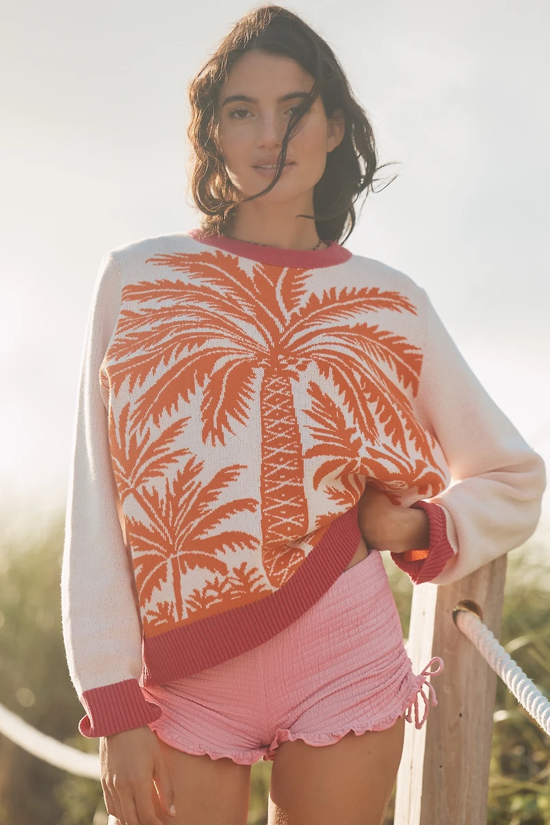 Maaji Blink Long-Sleeve Crew-Neck Pullover