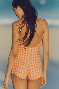 Maaji Sunset Grid Haze One-Piece Swimsuit