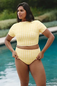 Maaji x Anthropologie Sully Reversible High-Rise Bikini Bottoms